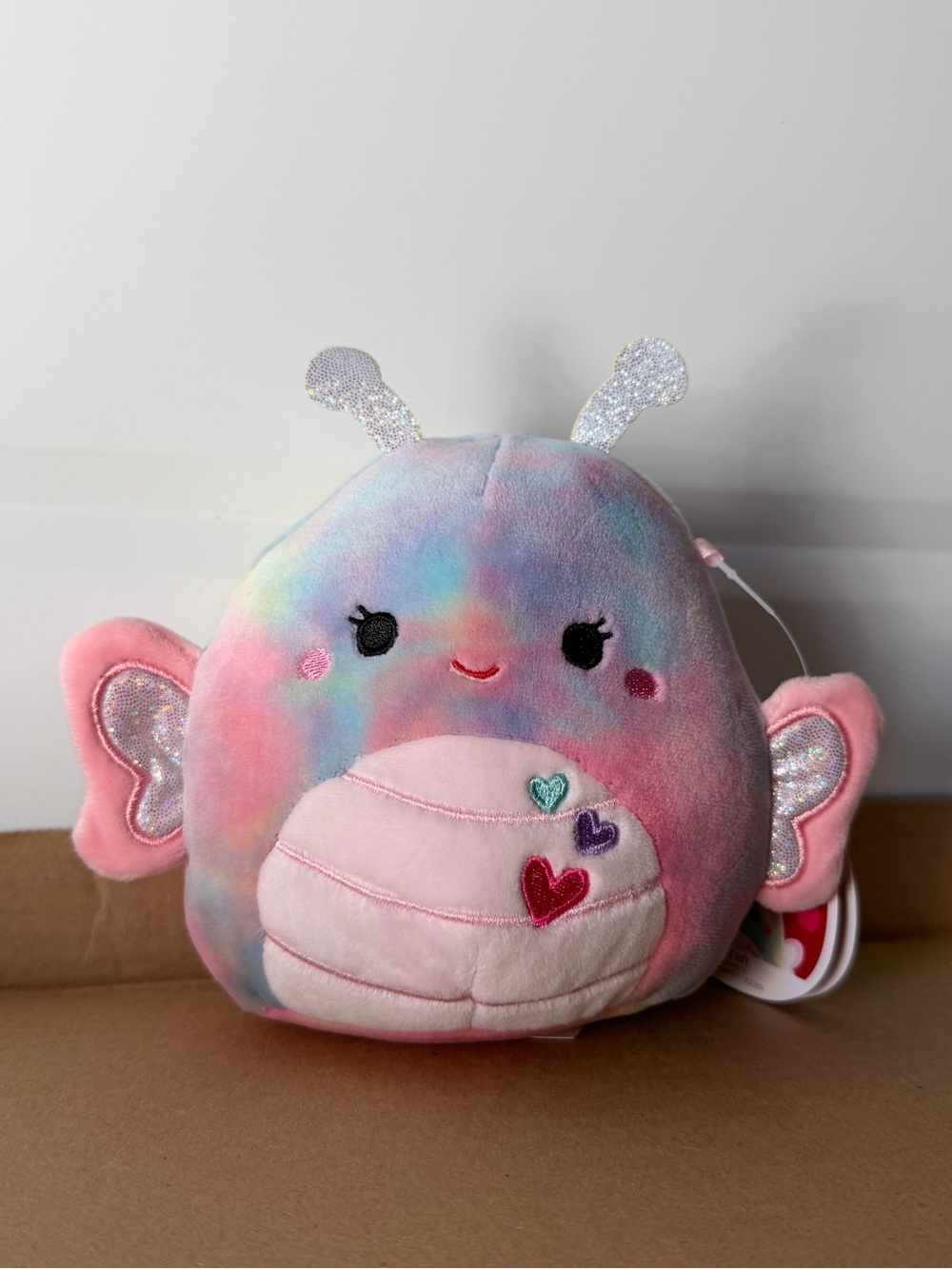 5” Wren Squishmallow Pastel Rainbow Butterfly Plush
